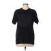 American Apparel Short Sleeve T-Shirt: Black Print Tops - Women's Size Large