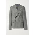 Ralph Lauren Collection - Safford Double-breasted Pinstriped Wool Blazer - Gray
