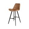 Tabouret de bar bas Alicante pu cognac - Cognac