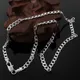 New Listing Hot Sell Men's Silver 925 Plated 4MM Flat Women Cute Men Chain Snake Necklace Fashion