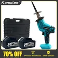 Kamolee 3600W 12000SPM Brushless Cordless Electric Reciprocating Saw Variable Speed Metal Wood