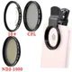 KnightX Telefon Kamera Makro Objektiv CPL Stern Variable ND Filter alle smartphones 37mm 52mm 55mm