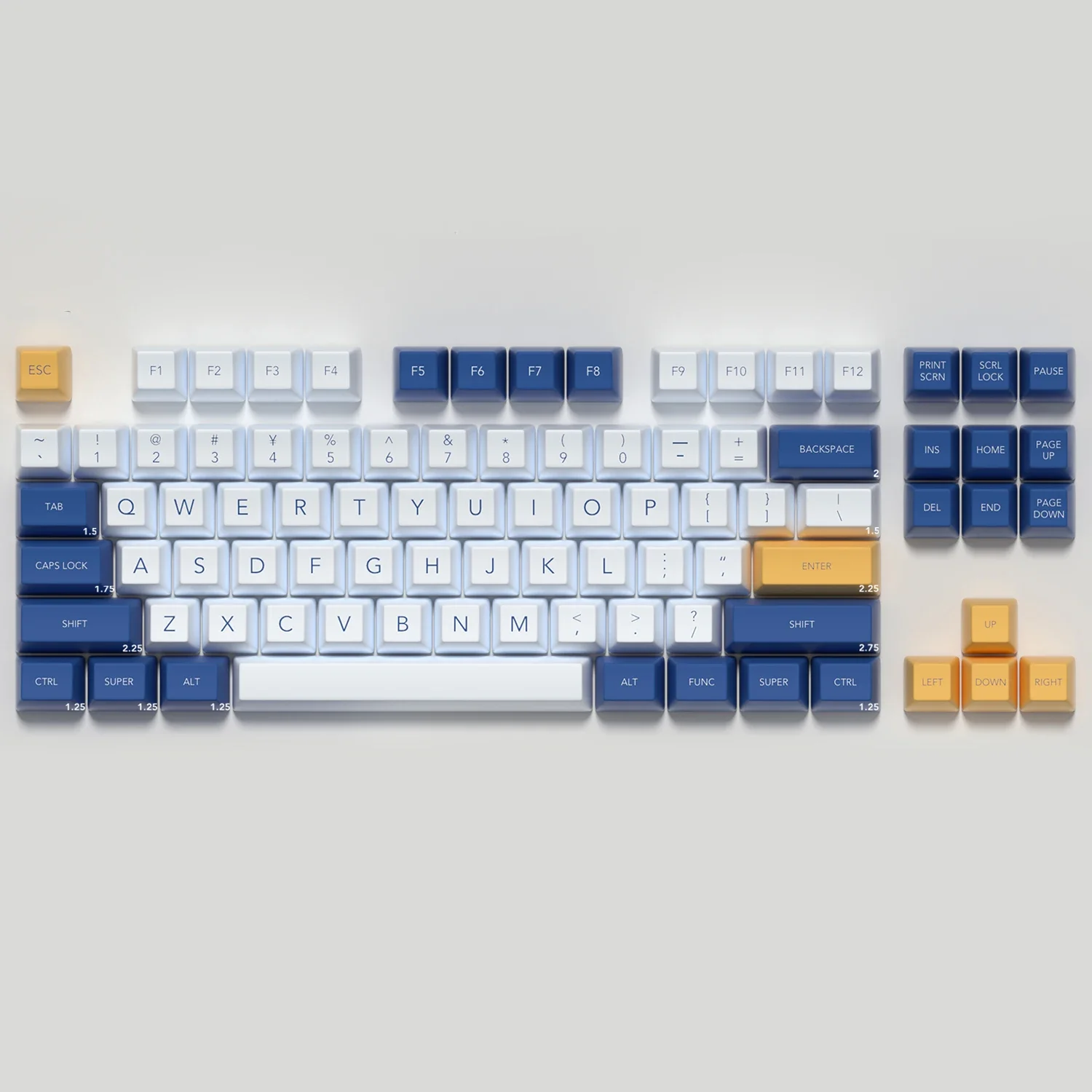 Domikey DCS SA abs doubleshot keycap Ritter König SA profil für mx stem tastatur poker 87 104 gh60 xd64 xd68 xd84 xd96 xd75 xd87 Image