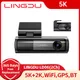 Top lingdu ld06 dash cam 5k/4k 2k hintere cam auto dvr 5 8 gh wifi gps unterstützung bt sprach