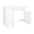 Bureau 1 tiroir effet bois blanc