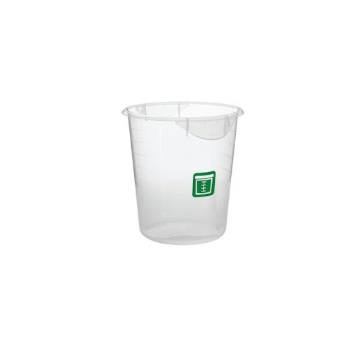 Runde Behälter 7,6 Liter Obst & Salat, Rubbermaid, VB 232592, Transparent, Grün