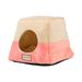 2-In-1 Cat Bed Cave Shape And Cuddle Pet Bed - 14"L x 14"W x 15"H