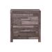 Rustic Style Nightstand with 2 Drawer