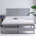 Metal Bed Frame 14 Inch Queen Size with Headboard and Footboard, Mattress Platform with 12 Inch Storage Space