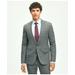 Brooks Brothers Men's Explorer Collection Classic Fit Wool Plaid Suit Jacket | Grey | Size 46 Long