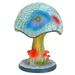 Painting Glass Mushroom Table Lamps Bohemian Resin Mushroom Table Lamp Night Light for Home and Office Multi-color