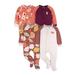 Gerber Baby & Toddler Girl Microfleece Blanket Sleeper Pajamas 4-Pack Sizes 0/3 Months -5T
