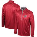 Men's Colosseum Crimson Washington State Cougars The Machine Half-Zip Jacket