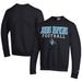Men's Champion Black Johns Hopkins Blue Jays Football Powerblend Pullover Sweatshirt