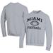 Men's Champion Gray Miami University RedHawks Football Powerblend Pullover Sweatshirt