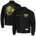 Men's Mitchell & Ness Bruce Lee Black Celebrating 50 Years Bomber Full-Zip Jacket