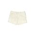 Calvin Klein Shorts: Ivory Bottoms - Women's Size 6 - Light Wash