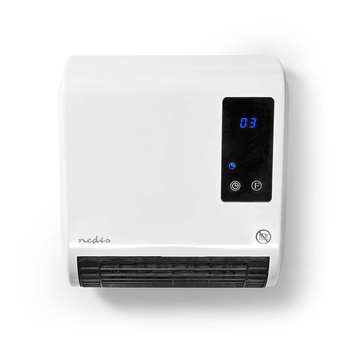 Nedis Badezimmer-Heizungen - 2000 W - Verstellbares Thermostat - 2 Wärme Modes - IP22 - Fernbedienung - Weiss Image