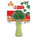 Power Bacon & Cheese Chew Broccoli Dog Toy, Large, Green