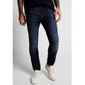 Slim-fit-Jeans STREET ONE MEN Gr. 31, Länge 32, blau (dark blue rinsed wash) Herren Jeans Slim Fit