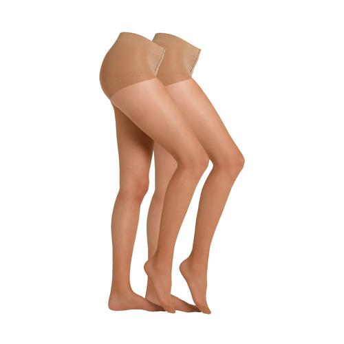 Feinstrumpfhose CAMANO ""Strumpfhose 2er Pack"" Gr. 42/44, beige (make up) Damen Strumpfhosen