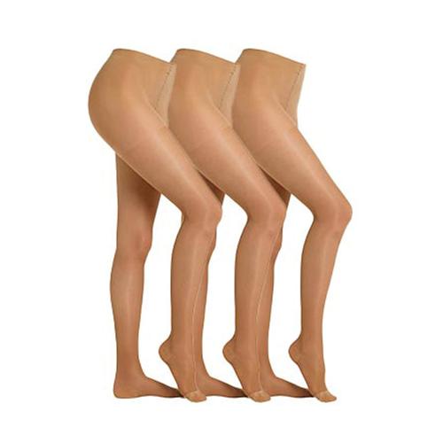 "Feinstrumpfhose CAMANO ""Strumpfhose 3er Pack"" Gr. 38/40, beige (make up) Damen Strumpfhosen Feinstrumpfhosen"