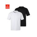 T-Shirt BENCH. LOUNGEWEAR Gr. XXL, schwarz-weiß (schwarz, weiß) Herren Shirts T-Shirts