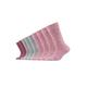Socken S.OLIVER "Socken Kinder Strümpfe mit weichem Bund Baumwolle Pflegeleicht" Gr. 39/42, rosa (heather rose) Kinder Socken