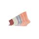 Socken S.OLIVER "Socken Kinder Strümpfe mit weichem Bund Baumwolle Pflegeleicht" Gr. 27/30, orange (peach nectar) Kinder Socken