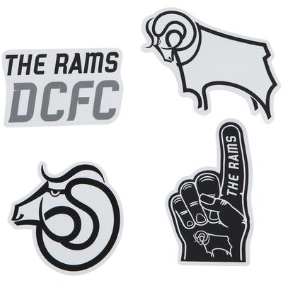 Derby County Laminierte Aufkleber – 4 Stück Image
