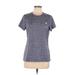 Adidas Active T-Shirt: Purple Activewear - Women's Size Medium
