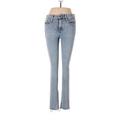 Joe's Jeans Jeans - High Rise Skinny Leg Denim: Blue Bottoms - Women's Size 28 - Light Wash