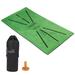 ESHOO Golf Hitting Mat, Golf Training Mat, Swing Detection Batting, Analysis & Correct Your Swing Path Plastic/Fabric in Green | Wayfair