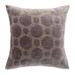 Michael Amini Moonbeam Geometric Chenille Throw Pillow Cover & Insert Down/Feather/Chenille in Gray | 19 H x 19 W x 3 D in | Wayfair