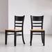 Red Barrel Studio® Zida Wood Seat Ladder Back Side Chair Wood in Black | 33.1 H x 16.5 W x 19.7 D in | Wayfair C4E55ACB1B1A4F32AFC3B9D49C6147DA