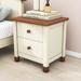 Latitude Run® Caydae Solid + Manufactured Wood Nightstand Wood in Brown | 21 H x 20 W x 17 D in | Wayfair 6CBBC33AF93943D7BB81726F787ABFAB