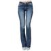 Miss Me Women's Patriotic Boot Cut Jean (Size 25) Light Wash, Cotton,Polyester,Elastine