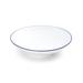 Mikasa Hospitality 5256499 13 1/2 oz Bistro Coupe Bowl - Porcelain, Blue Pinstripe, Round, Blue Band, White