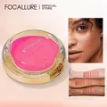 FOCALLURE Blush And Highlighter Palette 7 Colors Long-lasting Lightweight Cheek Contour Face Makeup