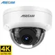 8MP 4K IP Camera POE Outdoor H.265 Onvif Metal Indoor Dome CCTV Night Vision 4MP Video Surveillance