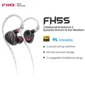 FiiO FH5s 2BA + 2DD in-Ohr Kopfhörer/Kopfhörer HiFi Bass Sound High Fidelity für Smartphones/PC