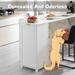 VECELO Tilt Out Kitchen Trash Bin Cabinet with Negative Ion Deodorizing Function