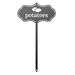 SDJMa Metal Seed and Plant Markers - Indoor Outdoor Seed and Plant Garden Stakes - Stylish Fruit and Vegetable Seed Tags - Durable Plant Labels for Pots Deals