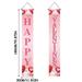 VerPetridure Couplet 03 Valentine S Day Decorative Banner Hanging Porch Porch Couplet A Valentine s Day Porch Couplet Home Curtain Banner Pull Flag Holiday Decoration