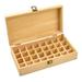 Wooden Essential Oil Box Container Organizer Solid Natural Wood Storage Case