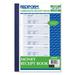 1PC Rediform Money Receipt Book Softcover Three-Part Carbonless 7 x 2.75 4 Forms/Sheet 100 Forms Total