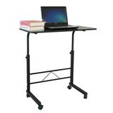 Kitsin 60cm Removable Side Table Height Adjustable Movable Portable Laptop Desk Stand for Bed Sofa office Furniture Supplies