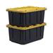 Plastic Storage Latch Box Storage Bin with Lid and Wheels Stackable Storage Containers with Latching Buckle
