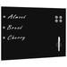 moobody Wall Mounted Magnetic Blackboard Glass Chalkboard with Eraser and Magnets Hanging Dry Erase Black Board Chalk Board for Home Office School