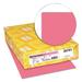 1PC Neenah Paper Exact Brights Paper 20 lb Bond Weight 8.5 x 11 Bright Pink 500/Ream